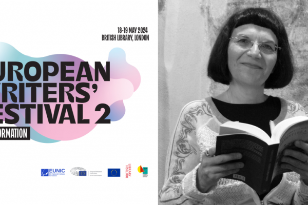 Ioana Pârvulescu lansează ediția engleză a romanului „Prevestirea“ în cadrul European Writers Festival și la Barbican Library