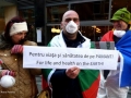 2012 - Evenimente ale comunitatii 2012 - Ecologistii au protestat la Londra impotriva extragerii gazelor de sist din Romania