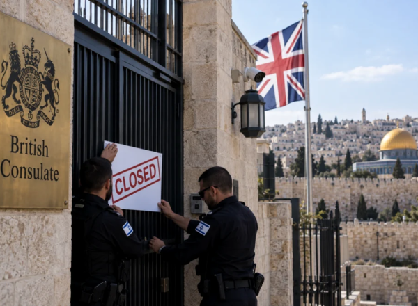 Marea Britanie ar putea expulza diplomați israelieni dacă Israelul închide consulatul din Ierusalimul de Est