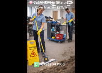 ? CLEANERS in Site uri de Constructii– £20/h