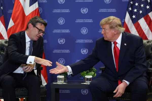 Trump salută relațiile „mai bune” cu Marea Britanie sub conducerea lui Burnham