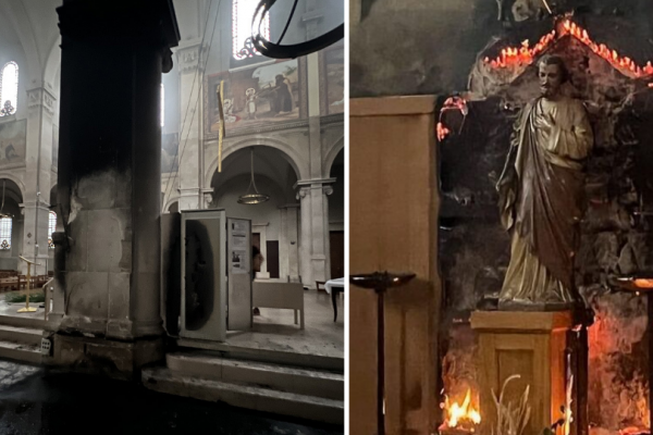 Român acuzat că a incendiat de două ori, la interval de câteva ore, o biserică istorică din Paris
