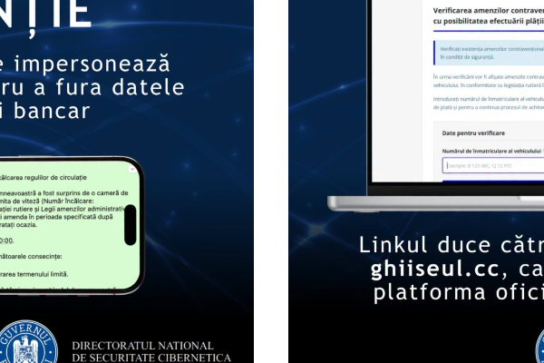 O nouă înșelătorie online în România! Escrocii trimit amenzi de circulație false în numele Ministerului Transporturilor