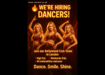WE’RE HIRING DANCERS*Bollywood dancers*Free training