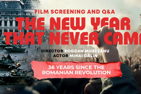 ICR Londra marchează 36 de ani de la Revoluția din 1989 cu proiecția filmului „Revelionul care n-a mai venit”, în prezența regizorului Bogdan Mureșanu și a actorului Mihai Călin