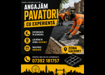 Angajam pavatori cu experienta zona Hackney