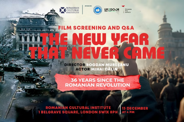 ICR Londra marchează 36 de ani de la Revoluția din 1989 cu proiecția filmului „Revelionul care n-a mai venit”, în prezența regizorului Bogdan Mureșanu și a actorului Mihai Călin