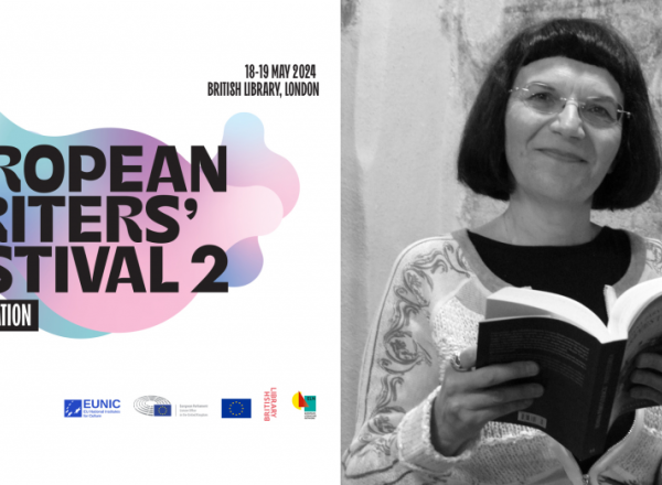 Ioana Pârvulescu lansează ediția engleză a romanului „Prevestirea“ în cadrul European Writers Festival și la Barbican Library