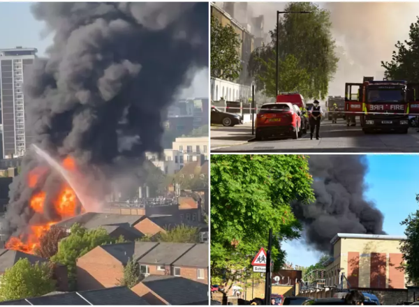 Incendiu la o centrală electrică din Londra. Aproximativ 80 de persoane au fost evacuate