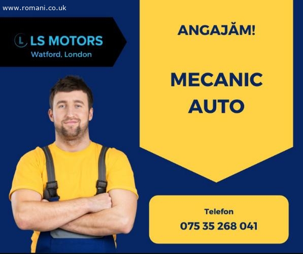Angajam Mecanic Auto cu Experienta