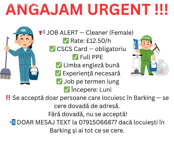 ANGAJAM URGENTTT !