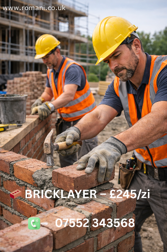 ? BRICKLAYER – £245/zi