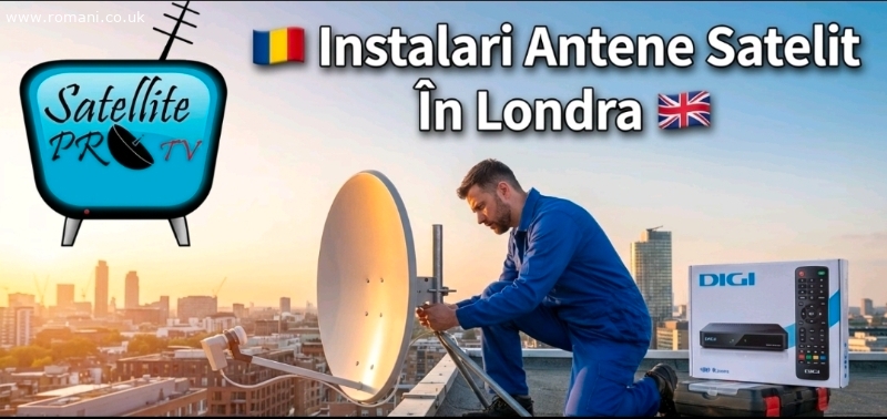Instalari Antene Satelit In Londra