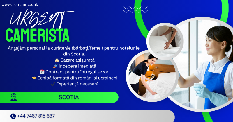 LOC DE MUNCA- CAMERISTA