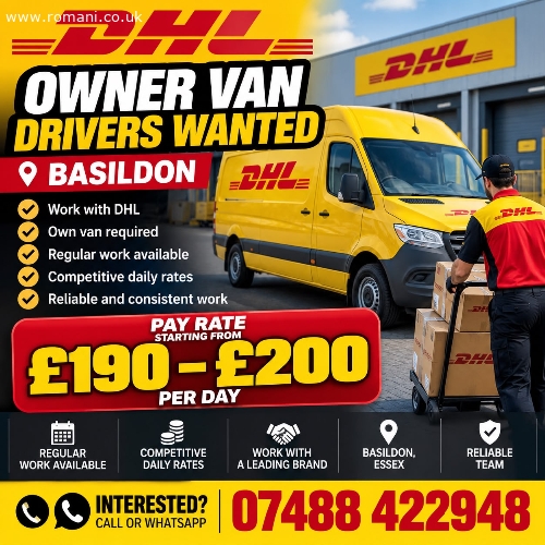 ? OWNER VAN DELIVERY DRIVERS WANTED