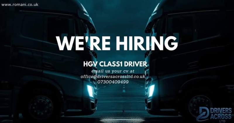 Recrutăm un sofer Class 1 – Burton on Trent- Amazon