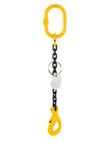Sistem de ridicare din lant cu 2 brate cu carlige cu autoblo