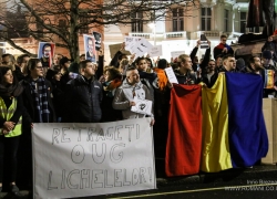 Protest împotriva ordonanțelor de urgență -  Londra  01 02 2017