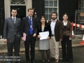 2008 - Evenimente ale comunitatii 2008 - Depunerea petitiei la Downing street