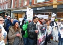 2012 - Evenimente ale comunitatii 2012 - Ecologistii au protestat la Londra impotriva extragerii gazelor de sist din Romania